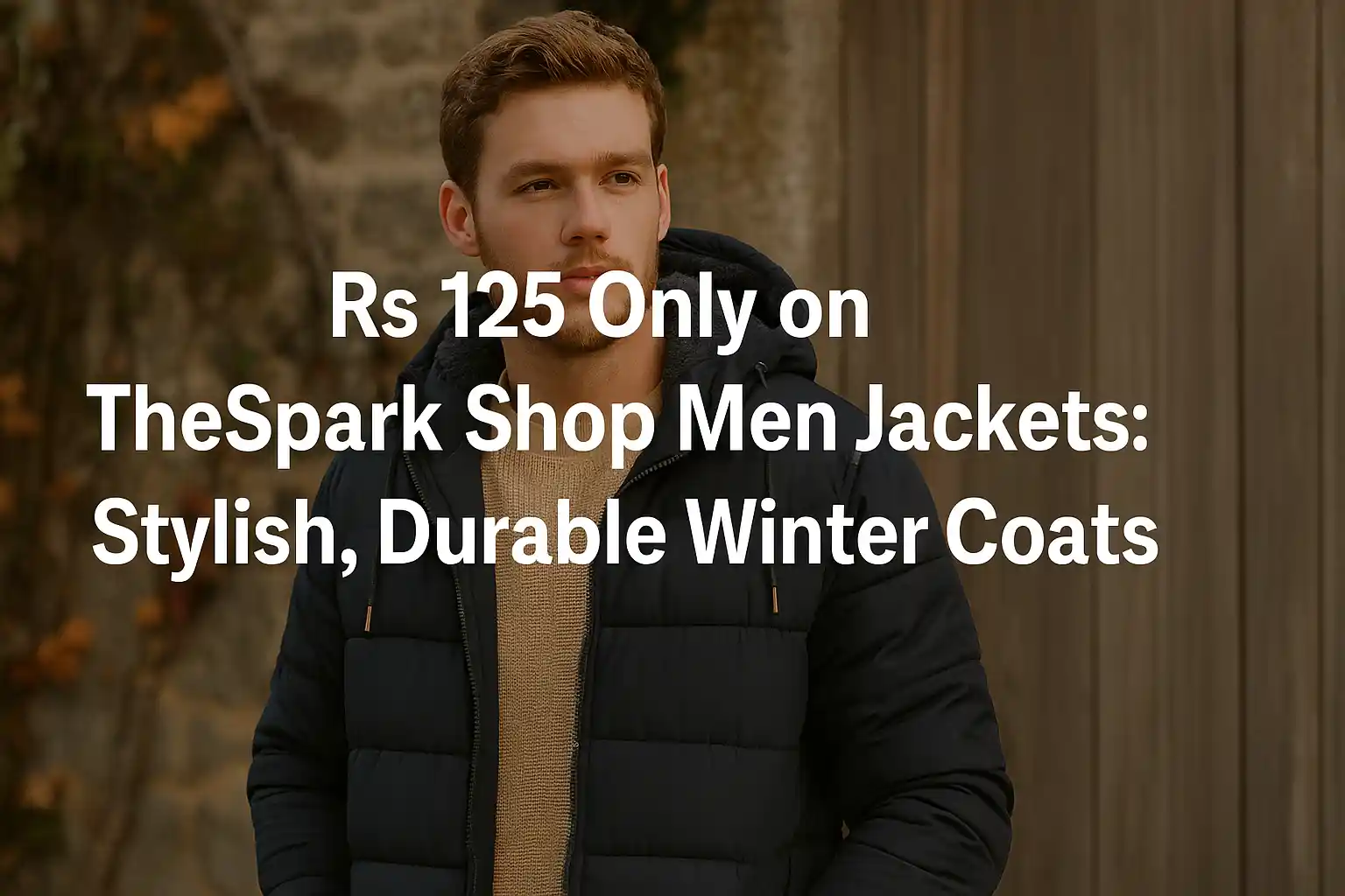 Rs 125 Only on TheSpark Shop Men Jackets