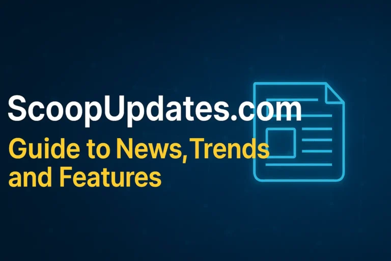 ScoopUpdates.com: Your Must-Know Guide to News, Trends, and Features