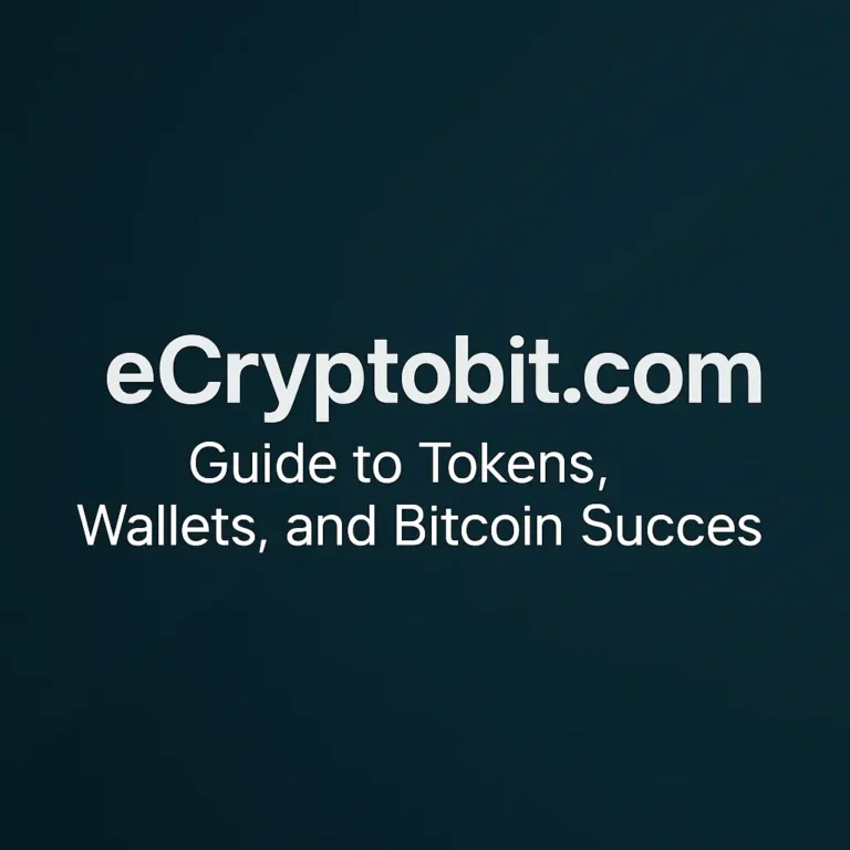 eCryptobit.com: Your Ultimate Guide to Tokens, Wallets, and Bitcoin Success