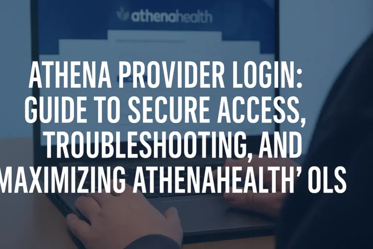 Athena Provider Login