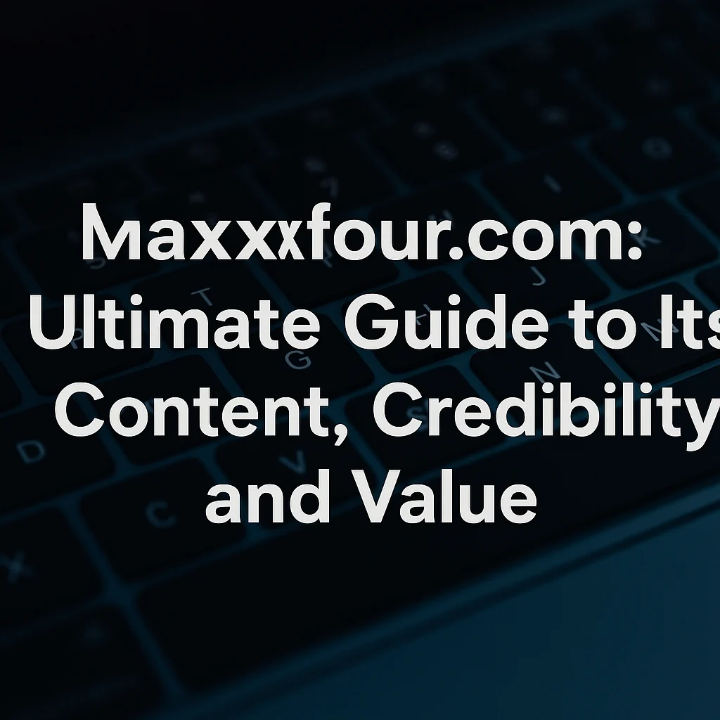 Maxxfour.com in 2025 Ultimate Guide to Its Content, Credibility, and Value