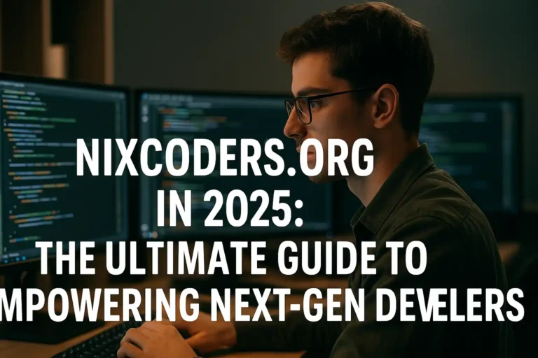 NixCoders.org in 2025 The Ultimate Guide to Empowering Next-Gen Developers