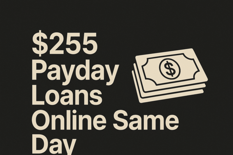$255 Payday Loans Online Same Day